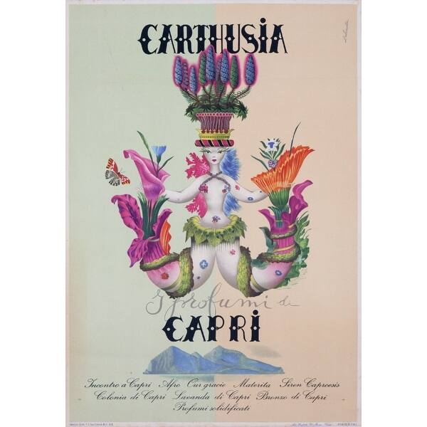 Italy - Carthusia Profuni - Capri Laboccetta 1952 (Chef's Cotton/Poly ...