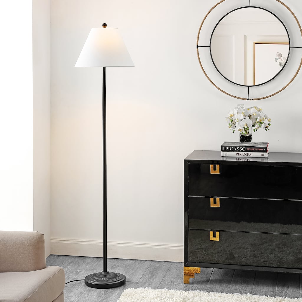 SAFAVIEH Lighting Samire 68-inch Floor Lamp - 16" W x 16" D x 68" H - 16Wx16Dx68H