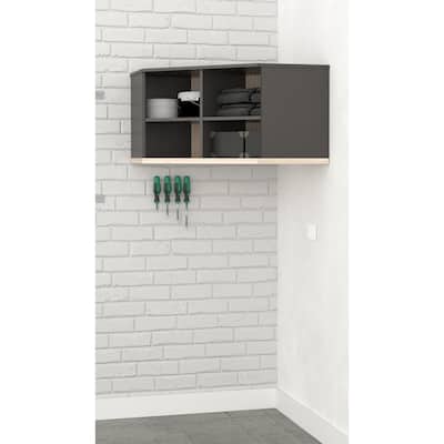 KRATOS Series Wall Mounted Corner Garage Storage Cabinet by Inval