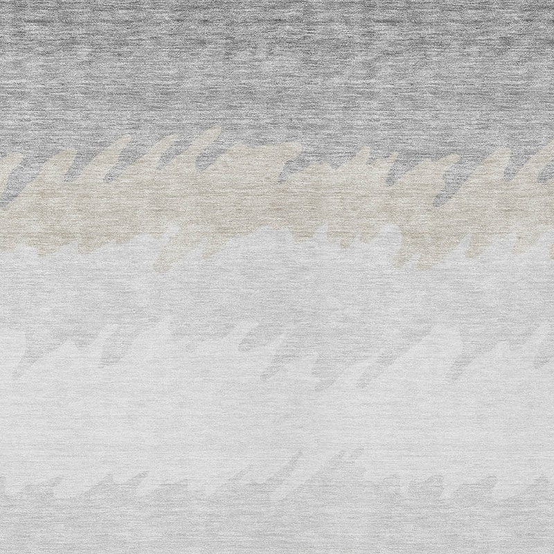 HomeRoots Striped Transitional Rectangle Outdoor Rug