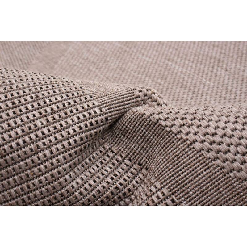 ECARPETGALLERY Machine Woven Jute Natura Polypropylene Rug