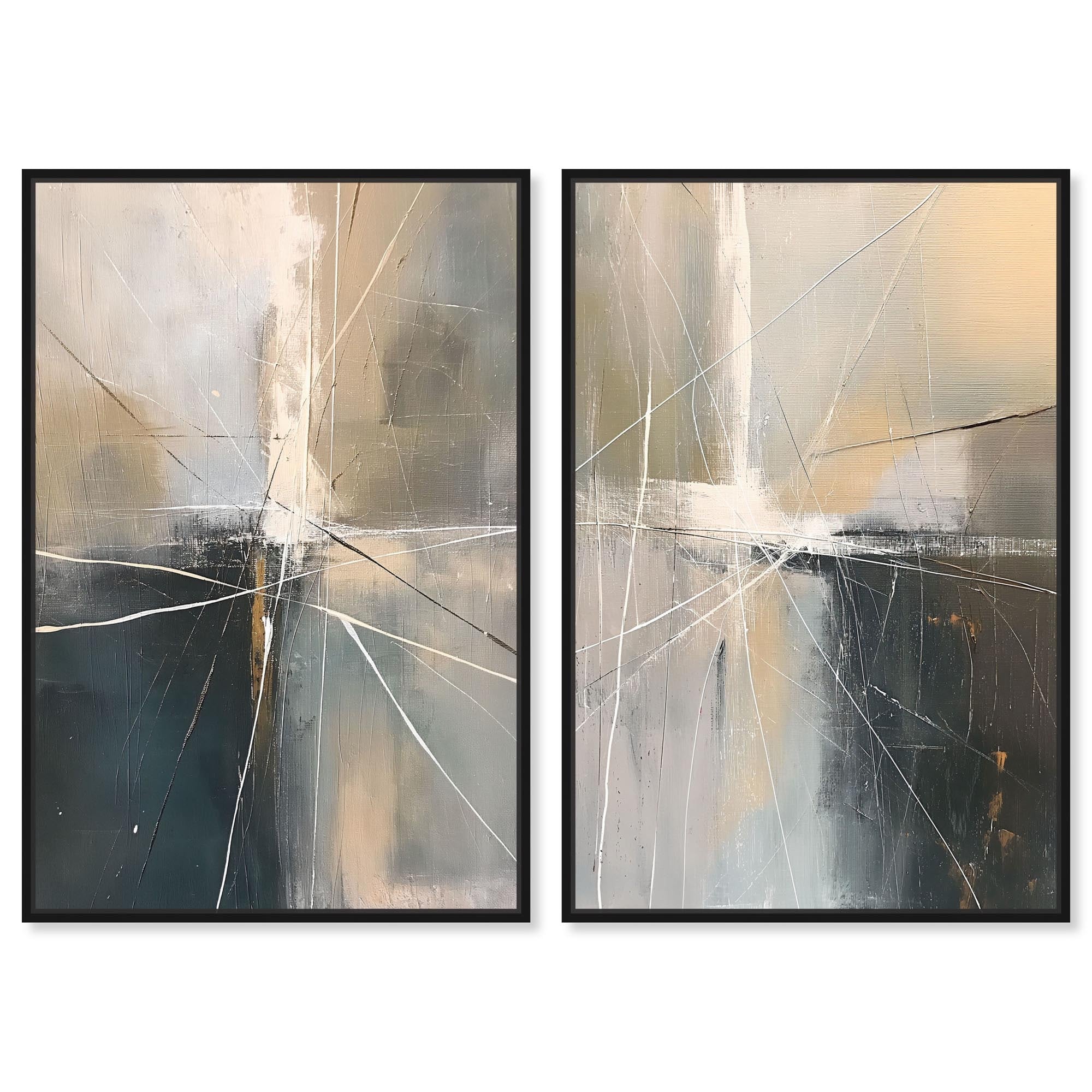 Contemporary Set Canvas Set of 2 by Art Remedy
