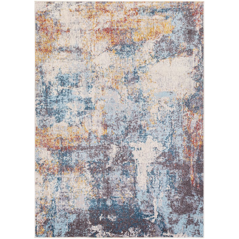 Livabliss Ronny Abstract Industrial Area Rug