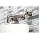 preview thumbnail 21 of 22, Kingston Brass Concord Two-Handle 3-Hole Wall Mount Bathroom Faucet