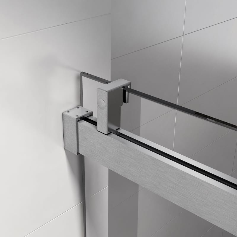 60" x 76" Single Sliding Frameless Soft-closing Shower Door - 60" x 76"