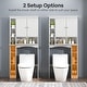 preview thumbnail 5 of 8, Costway Over the Toilet Storage Cabinet Bathroom Storage Organizer - See Details