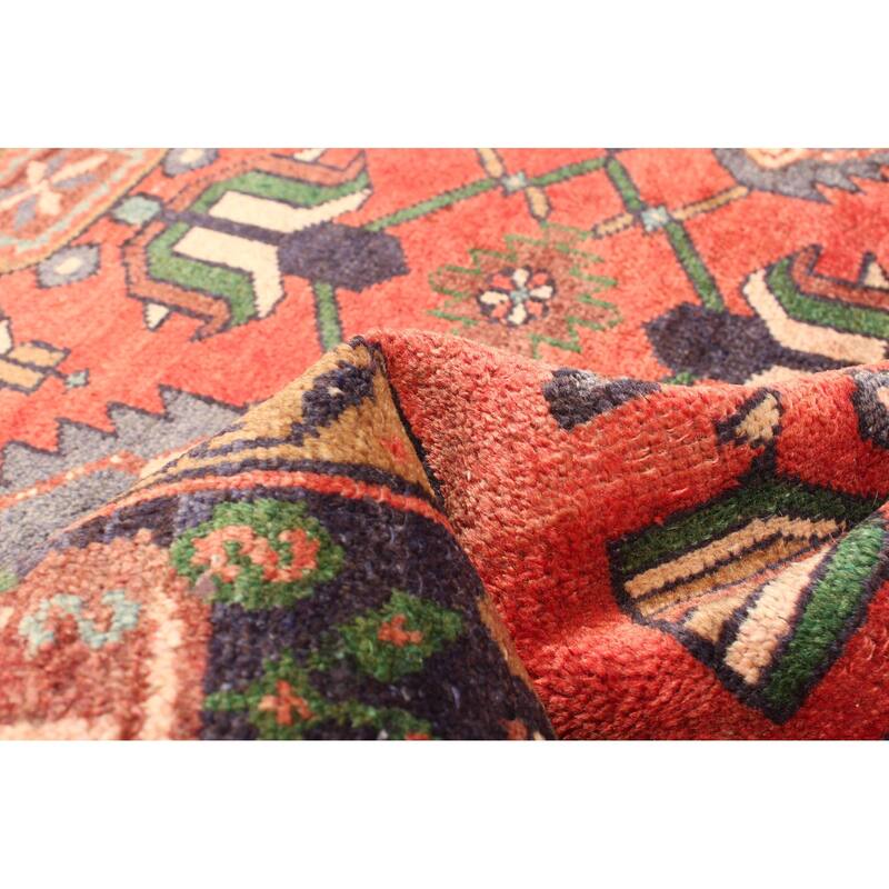 ECARPETGALLERY Hand-knotted Andelz Red Wool Rug - 3'10 x 6'8