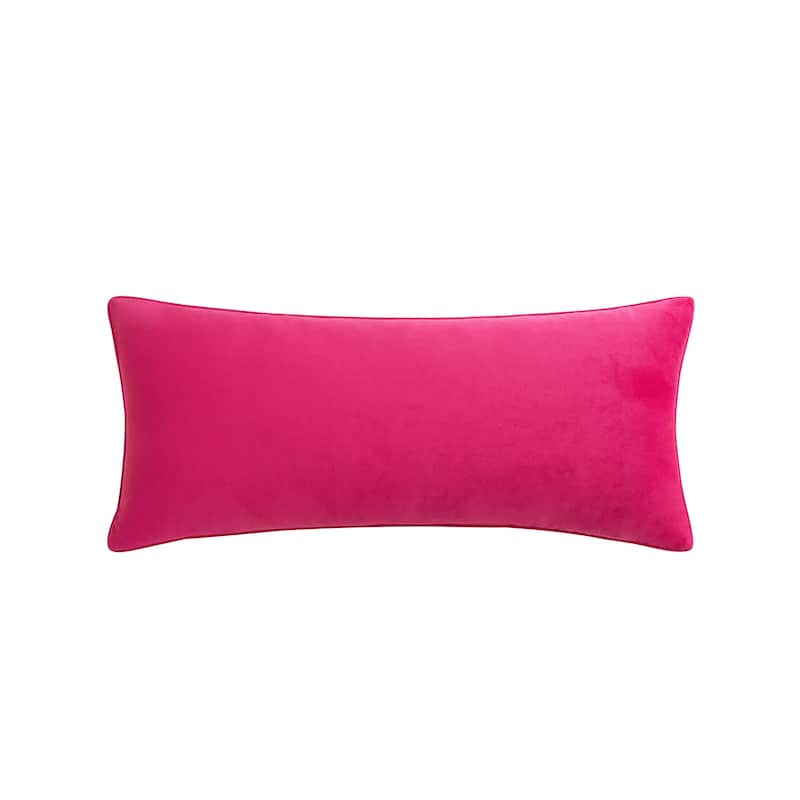 Juicy Couture Silver Rhinestone Pillow 16" x 36"