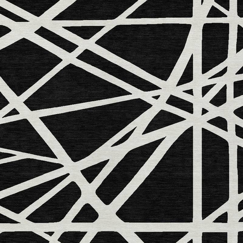 HomeRoots Geometric Transitional Rectangle Outdoor Rug