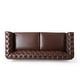 preview thumbnail 10 of 55, Castalia Nailhead Trim Chesterfield Sofa by Christopher Knight Home - 78.75" L x 33.50" W x 28.00" H