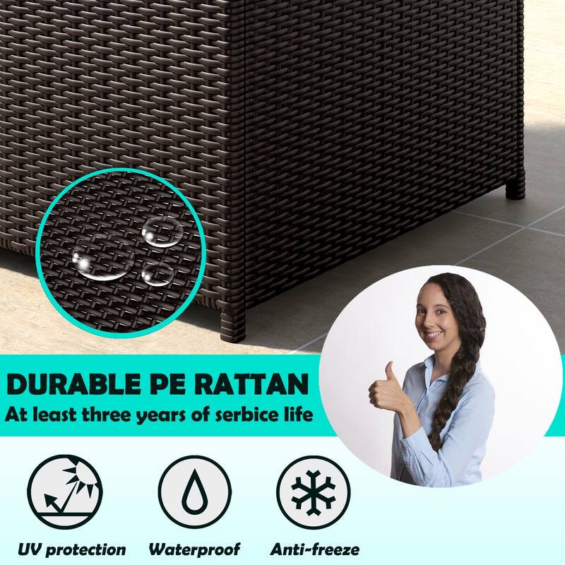 Corvus Lattice 202 Gallons Outdoor Cushion Storage Box