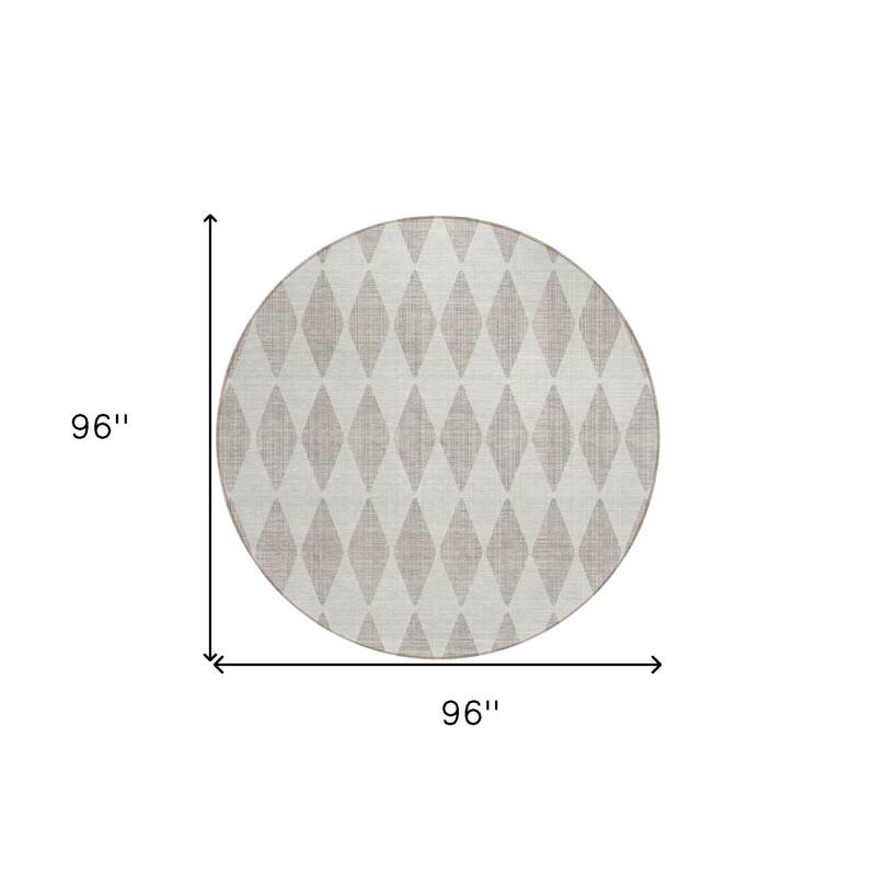HomeRoots Geometric Transitional Rectangle Outdoor Rug