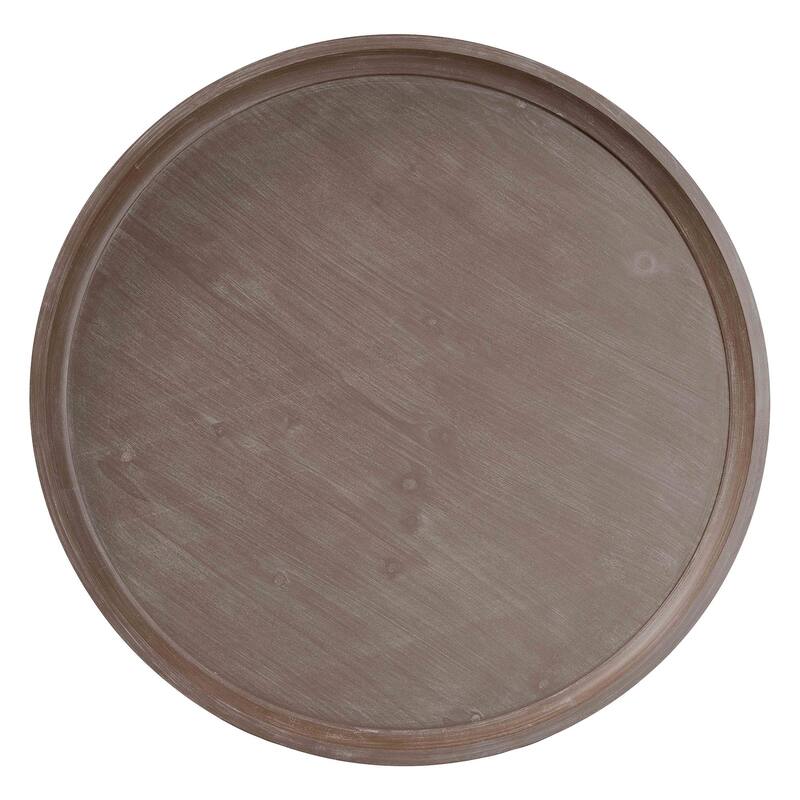 Madrona French Country Antique Brown Wood Coffee Table