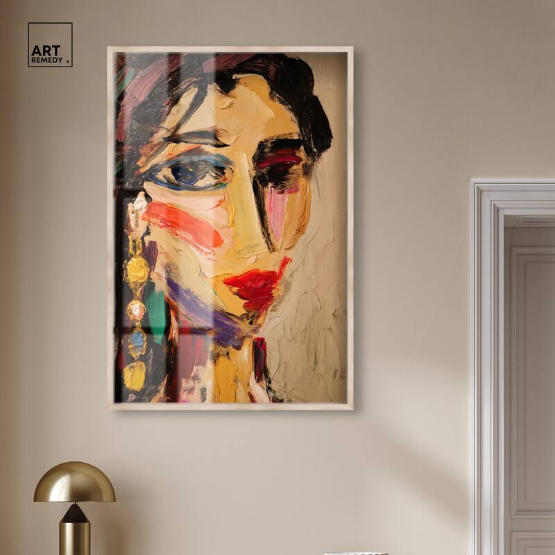 Colorful Expression I Shadowbox by Art Remedy