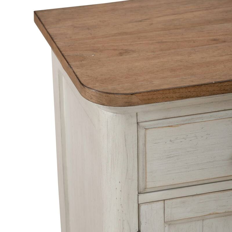 Liberty Furniture Farmhouse Reimagined Fireplace TV Entertainment Console 79" - Width 79" x Depth 18" x Height 30"