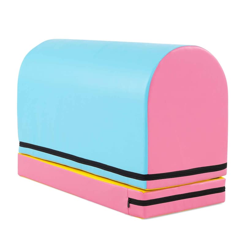 Costway Mailbox Tumbling Mat Gymnastics Vaulting Box with Detachable - See Details