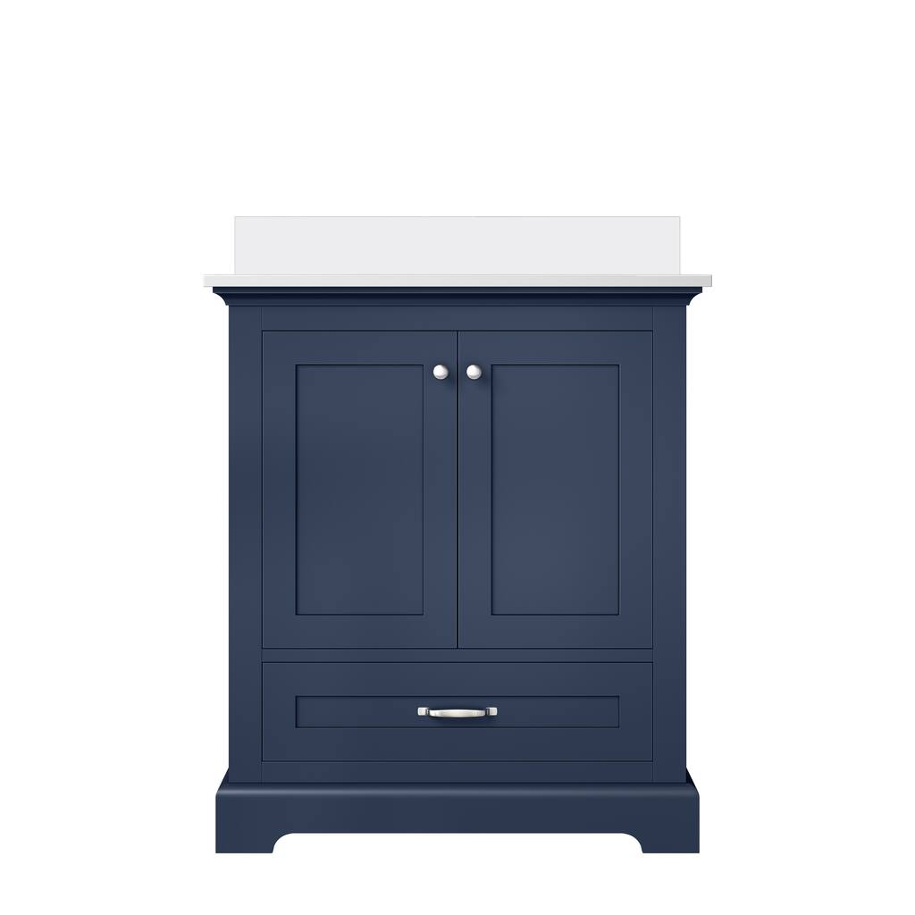 Dukes Bath Vanity with Carrara Marble Top and Sink