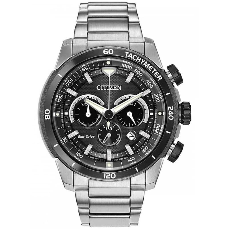 Citizen Men's Ecosphere Eco-Drive Black Dial Watch - CA4150-67E - 6 (36)