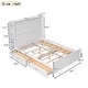 preview thumbnail 5 of 24, Full Size Platform Bed with Drawers and Storage Shelves