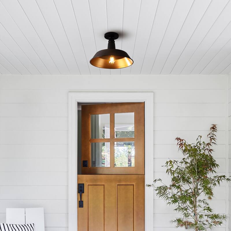 Cassidy 14" LED Semi-Flush Mount, by JONATHAN Y