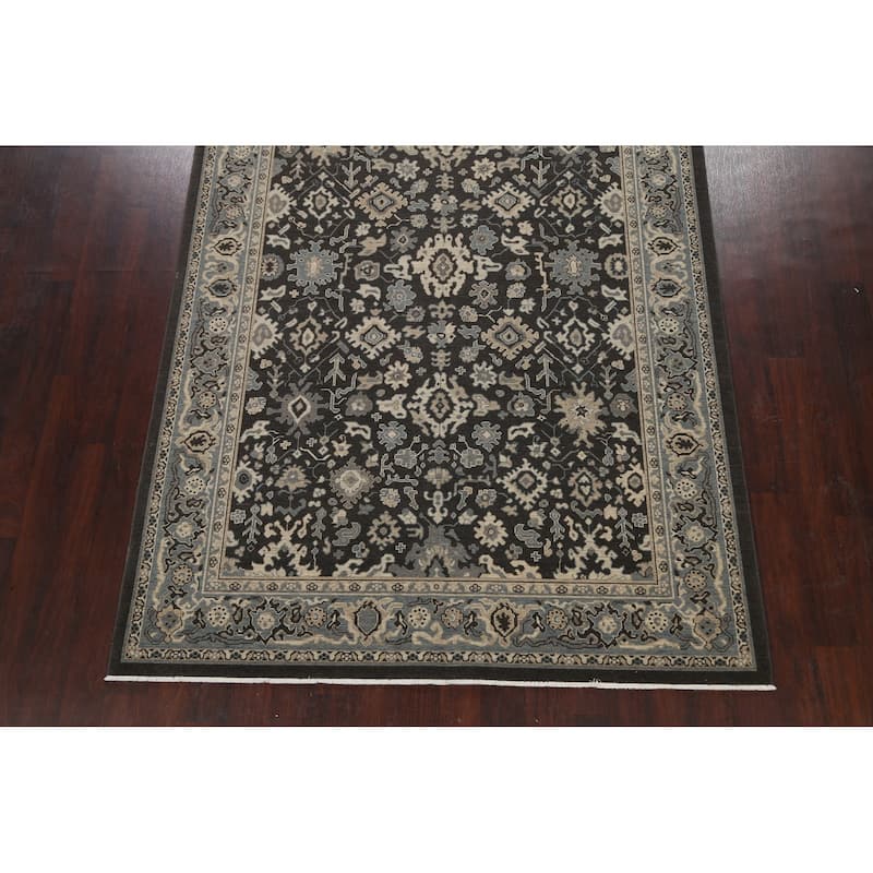 Geometric Ziegler Turkish Wool Area Rug Traditional Living Room Carpet - 6'7" x 9'10"