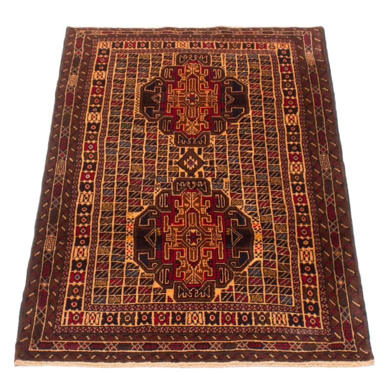 Teimani Brown Rug 2'11" x 4'11" - 2'11 x 4'11