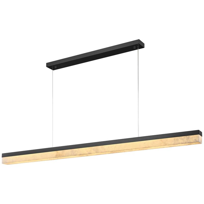 KAYLA Alabaster Pendant Light 1200 - 1800 Matte Black/Gold
