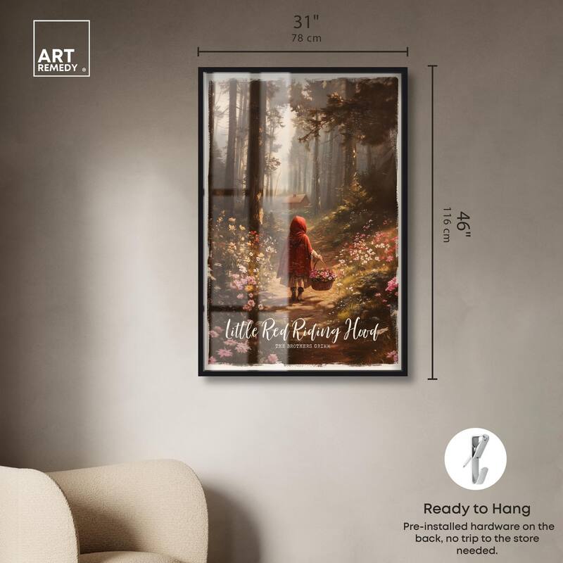 Classic Red Riding Hood Shadowbox by Art Remedy