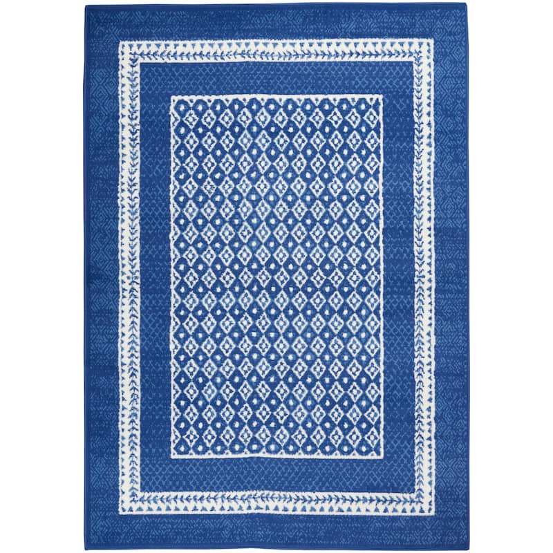 Nourison Whimsicle Geometric Moroccan Bordered Area Rug
