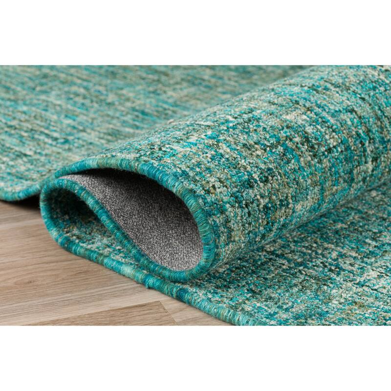 Addison Winslow Active Solid Wool and Viscose Area Rug