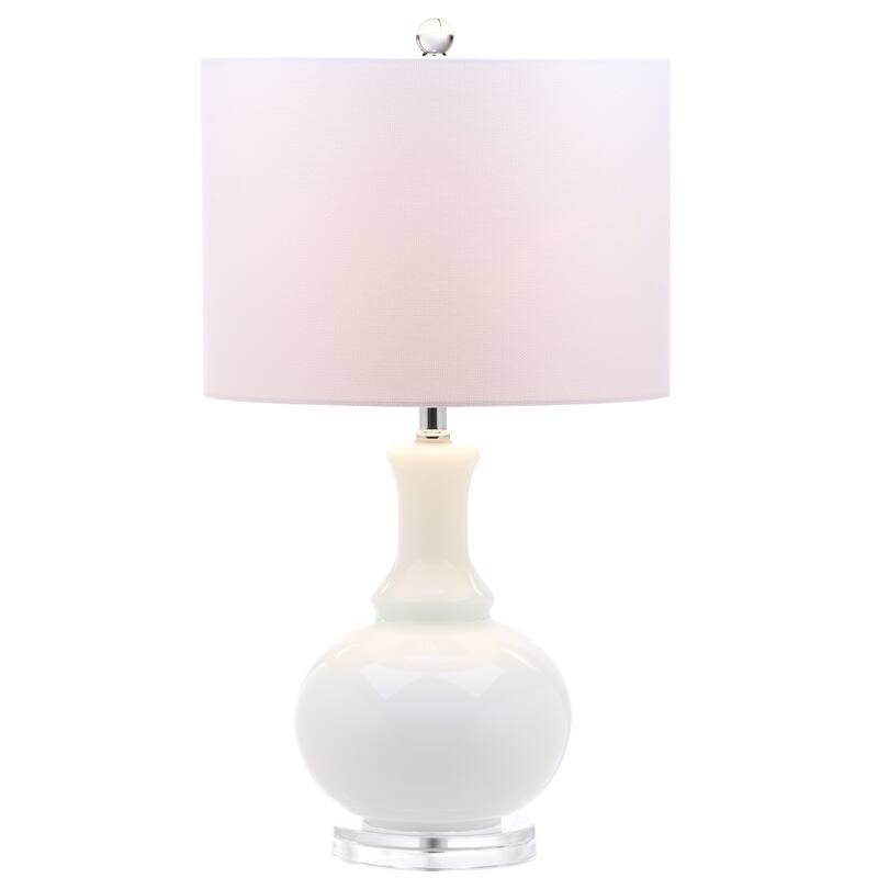 SAFAVIEH Lighting Lakeisha 26-inch Off-White Table Lamp (Set of 2) - 14"x14"x25.75" - 14Wx14Dx26H