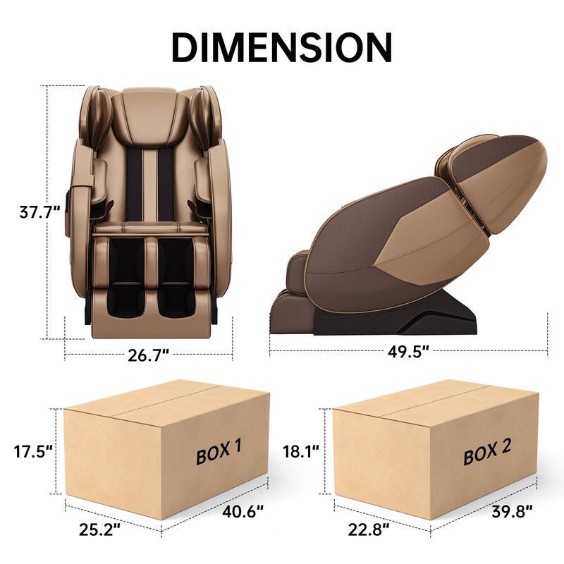 Ukuowu Favor-MM350 heated Full Body Massage Chair with zero gravity mode and Bluetooth music player
