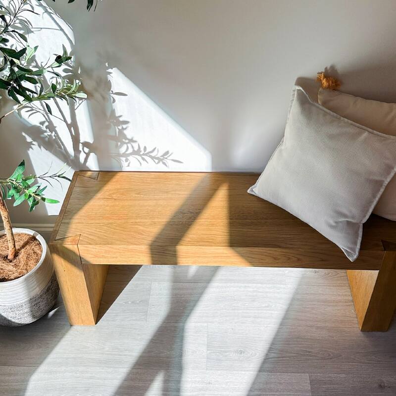 Maven Lane Zeno Wooden Bench
