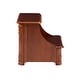 preview thumbnail 6 of 10, Linon Gabrielle Woodbury Mahogany Bed Steps with Storage
