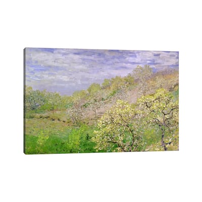 iCanvas "Trees in Blossom" by Claude Monet Canvas Print