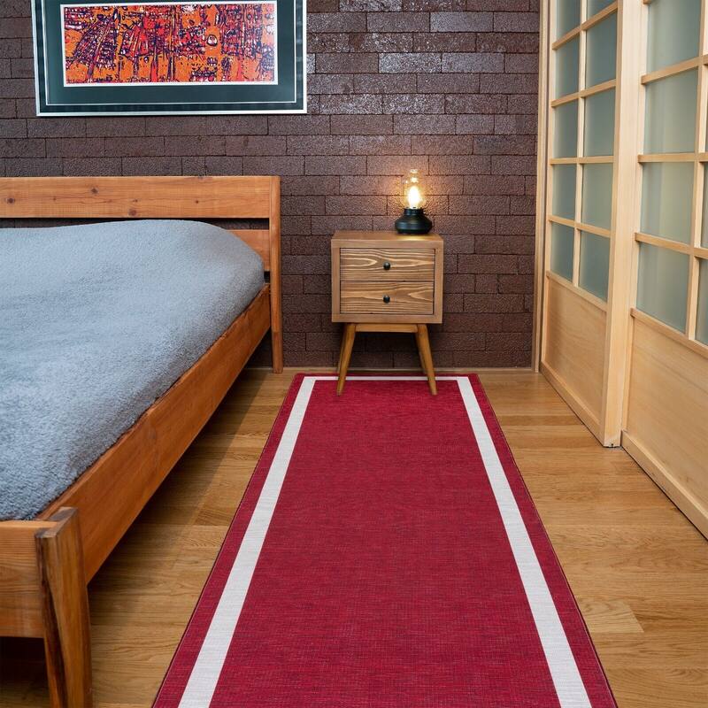 Machine Washable-Eco-Friendly Area Rug With Non-Slip Backing Everest Design