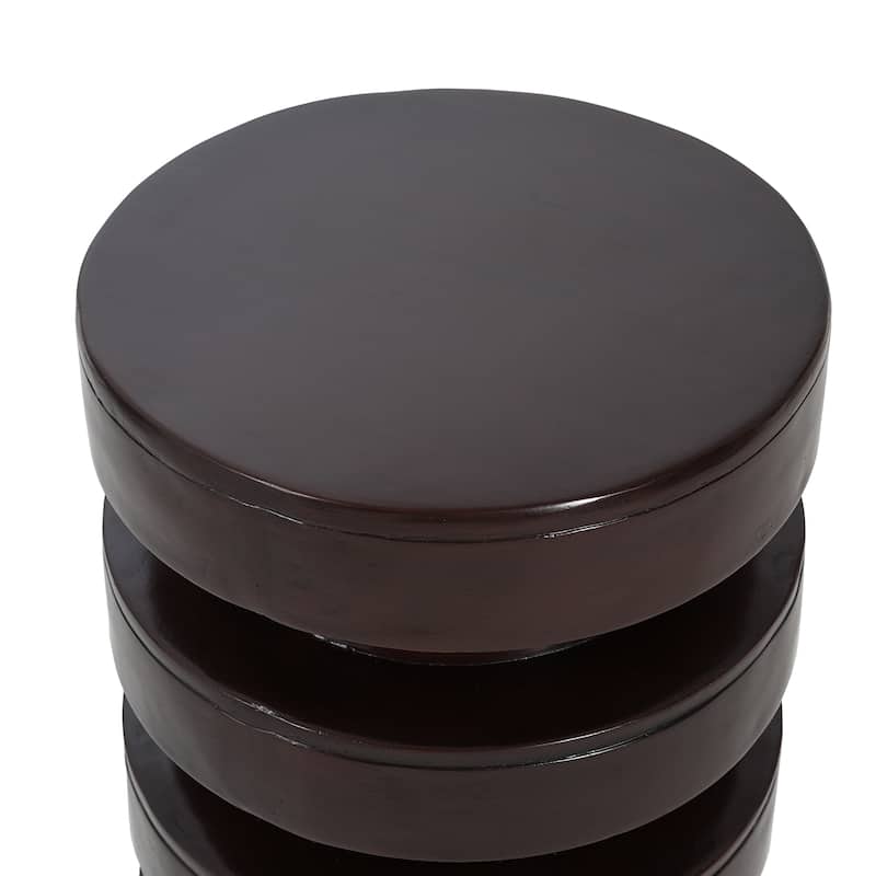 Christopher Knight Home - Aurex Modern Outdoor MGO Side Table with 3-Tier Sculptural Design