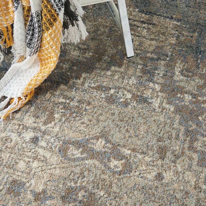 Moroccan Celebration Geometric Medallion Area Rug