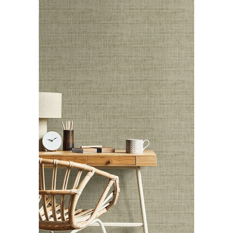 Seabrook Designs Wild Bind Embossed Vinyl Unpasted Wallpaper