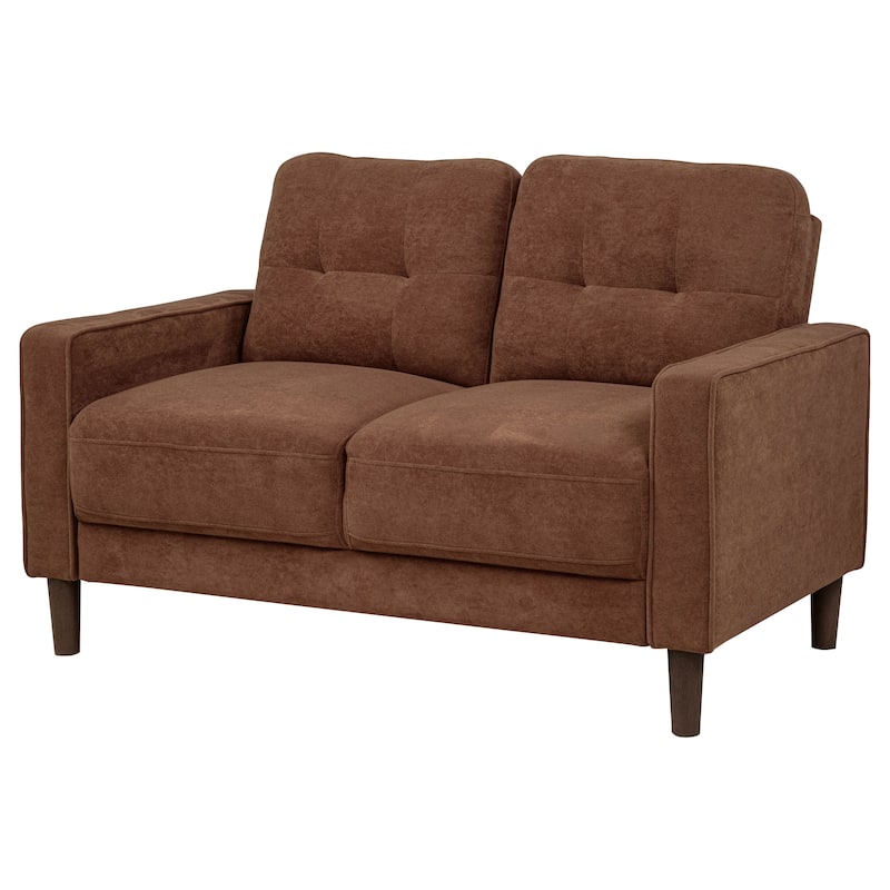 Bowen II Fabric Upholstered Track Arm Loveseat