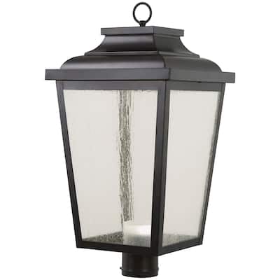 The Great Outdoors Irvington Manor 4 Light 24" Tall Single Post Light
