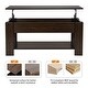 preview thumbnail 13 of 34, Yaheetech 38.6" Lift Top Coffee Table with Shelf for Living Room