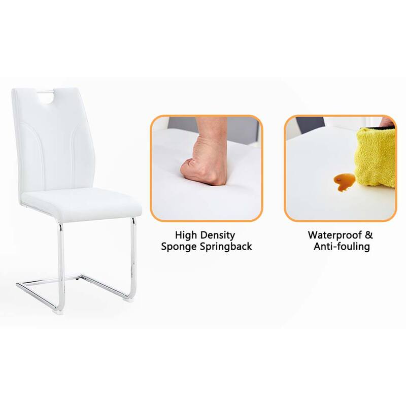 PU Dining Chair Set(Set of 6)