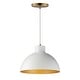 preview thumbnail 3 of 8, Maxim 35144 Rockport 12" Wide Pendant with Hammered Metal Shade