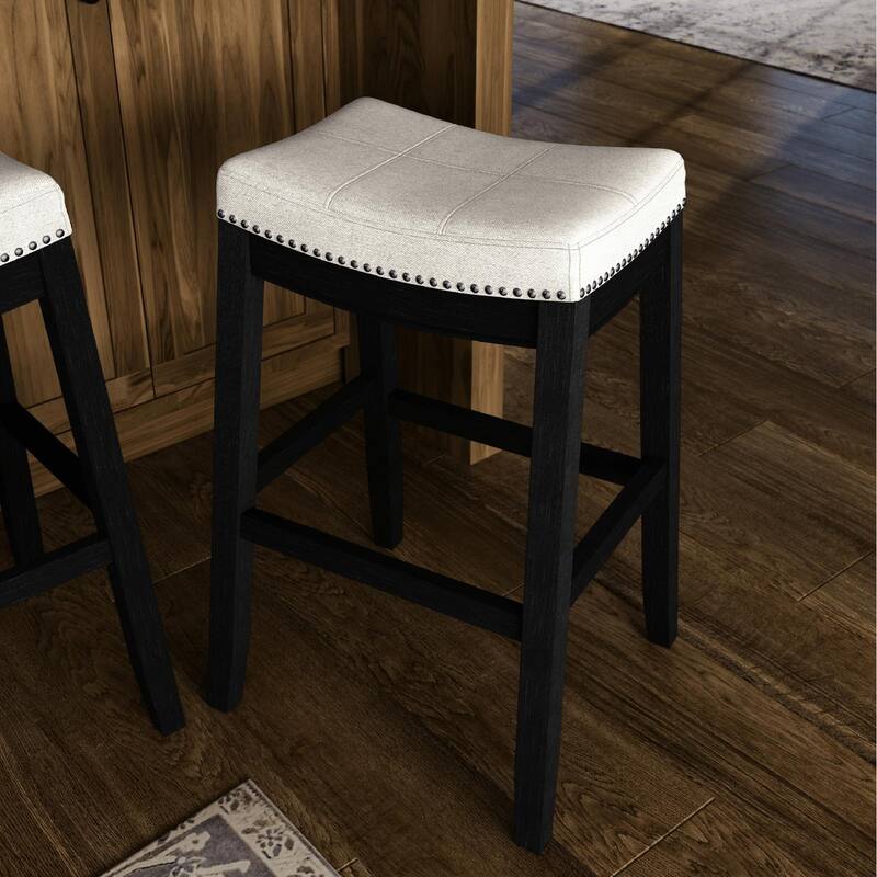 Maven Lane Sophia Saddle Kitchen Dining Stool