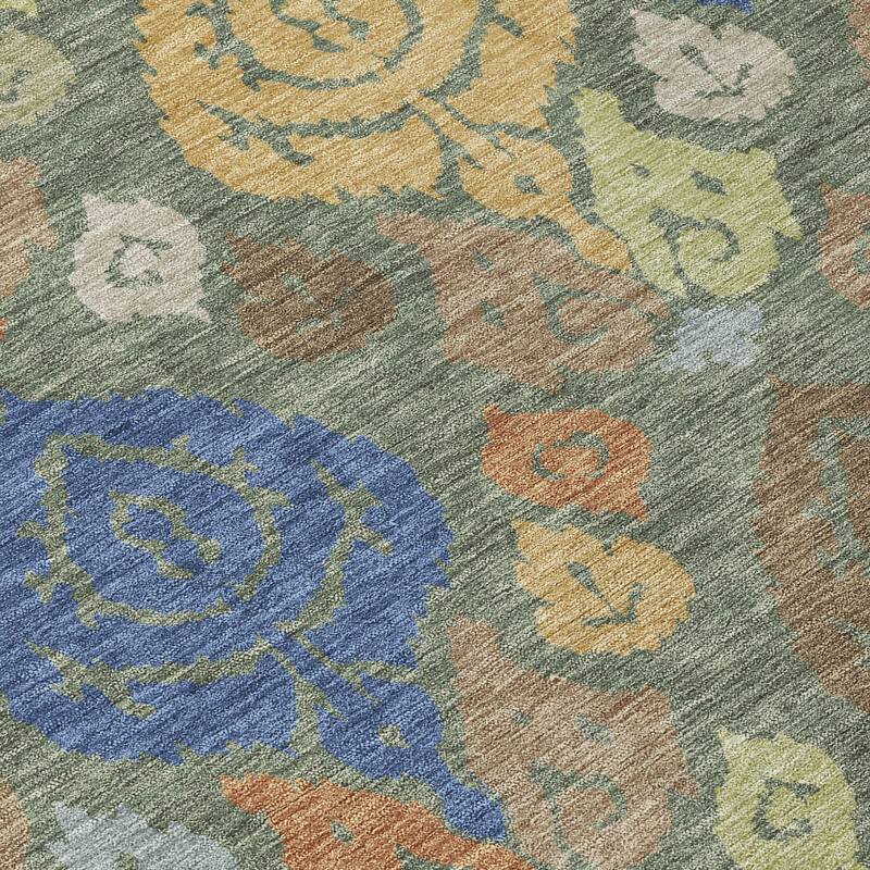 Machine Washable Indoor/ Outdoor Casual Zona Chantille Rug