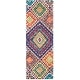 preview thumbnail 11 of 15, SAFAVIEH Handmade Aspen Kira Boho Tribal Wool Rug 2'3" x 11' Runner - Blue/Multi - Runner