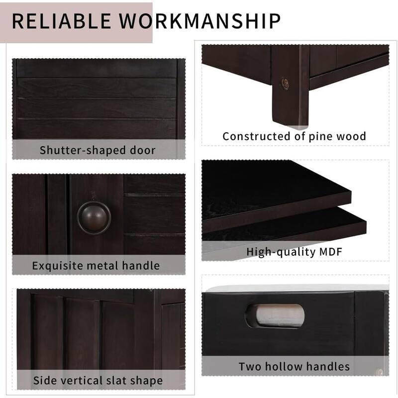 43.5" Shoe Bench for Entryway,Storage Bench with Door Cabinet, Storage Bench Cabinet for Bedroom Hallway Living Room Bathroom