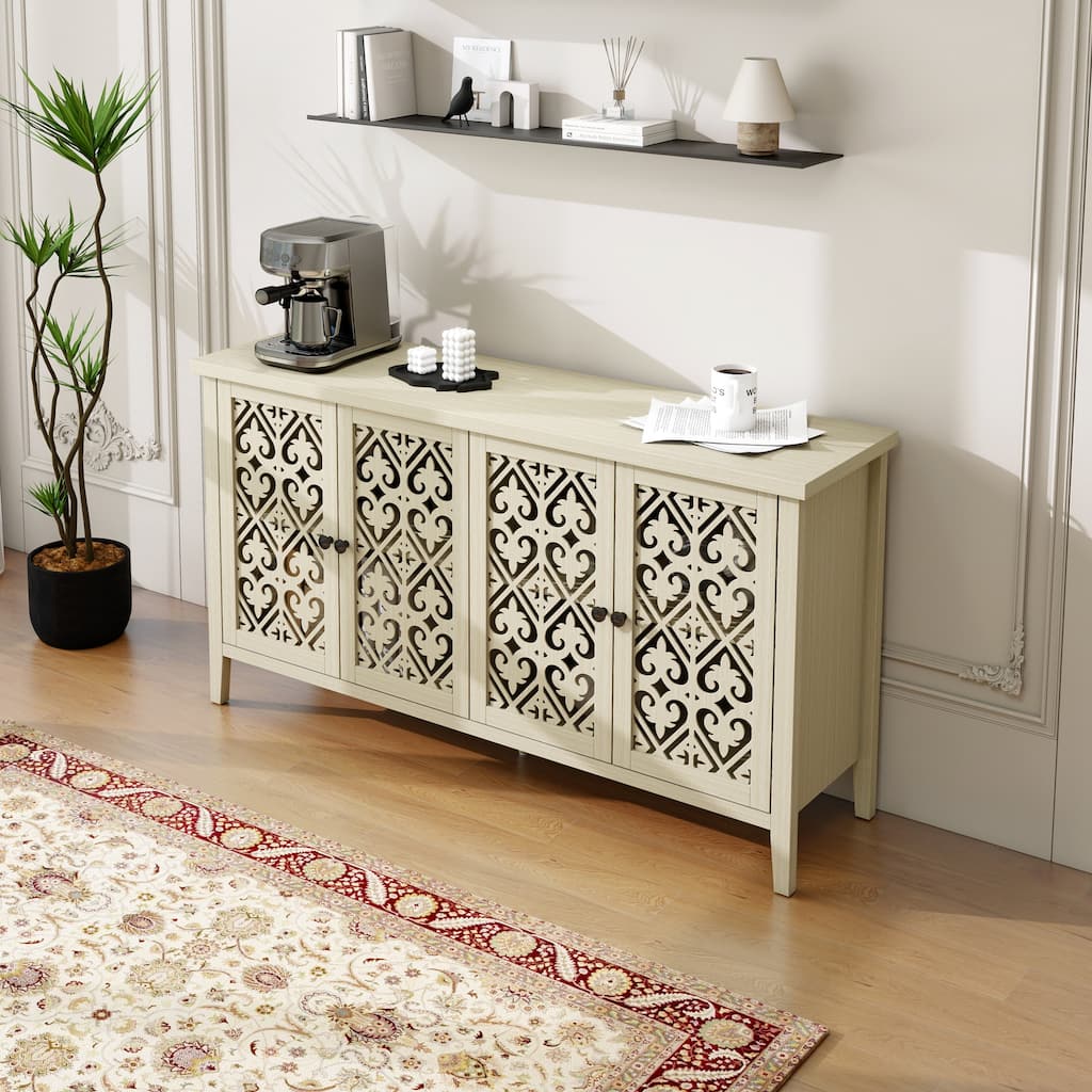 Natural Decorative Cabinet Sideboard Coffee Cabinet Hallway Cabinet