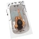 preview thumbnail 5 of 10, Ella Capri 30" Acrylic Hydro Massage Walk-In Bathtub with Outward Swing Door, 5 Piece Fast Fill Faucet, 2" Dual Drain